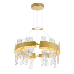 Guadiana 24 in LED Satin Gold Chandelier