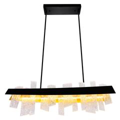 Guadiana 39 in LED Black Chandelier