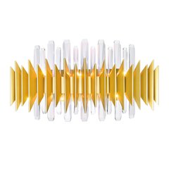 Cityscape 7 Light Wall Sconce With Satin Gold Finish