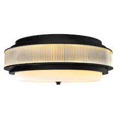 Valdivia 5 Light Black Flush Mount