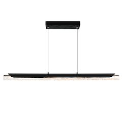 Valira Integrated LED Black Chandelier