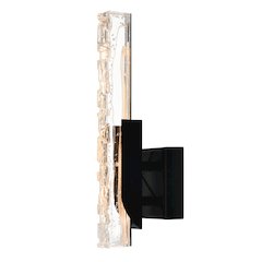 Valira Integrated LED Black Wall Light