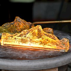 Himalayas Integrated LED Brass Island/Pool Table Light