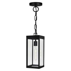 Windsor 1 Light Black Outdoor Ceiling Light