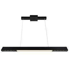 Pienza 45 in LED Integrated Black Chandelier