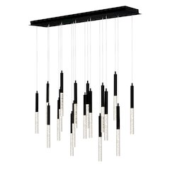 Dragonswatch Integrated LED Black Chandelier