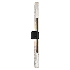 Curva Integrated LED 36in Sand Black Indoor-Outdoor Wall Light