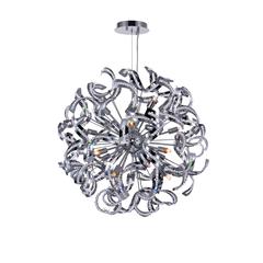 Swivel 14 Light Chandelier With Chrome Finish