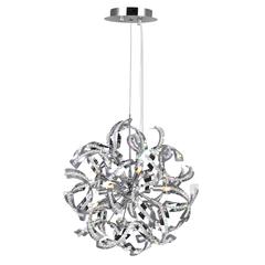 Swivel 18 Light Chandelier With Chrome Finish