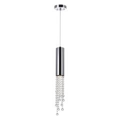 Extended 1 Light Down Mini Pendant With Chrome Finish