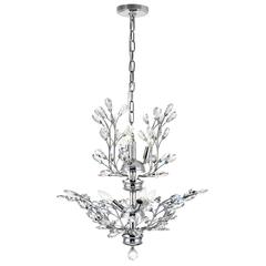 Ivy 6 Light Chandelier With Chrome Finish