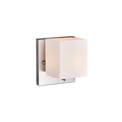 Cristini 1 Light Bathroom Sconce With Satin Nickel Finish