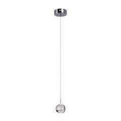 Perrier 1 Light Down Mini Pendant With Chrome Finish