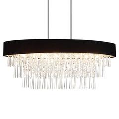 Franca 8 Light Drum Shade Chandelier With Chrome Finish