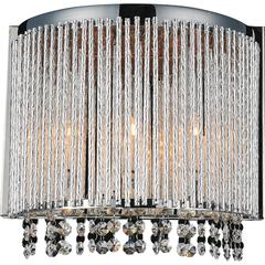 Claire 3 Light Wall Sconce With Chrome Finish