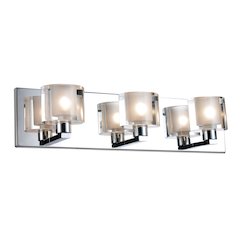 Tina 3 Light Wall Sconce With Chrome Finish