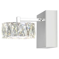 Milan LED Bathroom Sconce With Chrome Finish