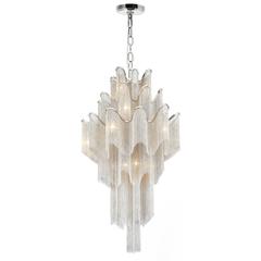 Daisy 17 Light Down Chandelier With Chrome Finish