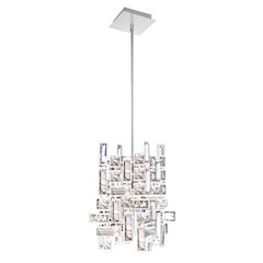 Arley 1 Light Mini Chandelier With Chrome Finish