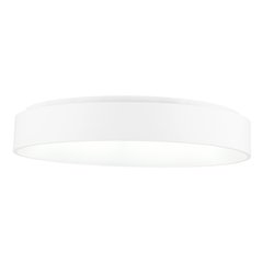 Arenal LED Drum Shade Flush Mount With White Finish