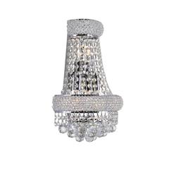 Empire 3 Light Wall Sconce With Chrome Finish