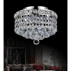 Luminous 2 Light Flush Mount With Chrome Finish
