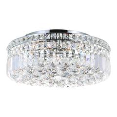 Colosseum 5 Light Flush Mount With Chrome Finish
