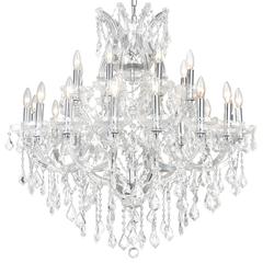 Maria Theresa 25 Light Up Chandelier With Chrome Finish