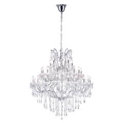 Maria Theresa 41 Light Up Chandelier With Chrome Finish