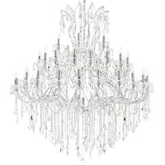 Maria Theresa 49 Light Up Chandelier With Chrome Finish