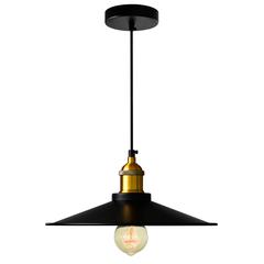 Brave 1 Light Down Mini Pendant With Black Finish