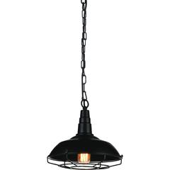 Morgan 1 Light Down Mini Pendant With Black Finish