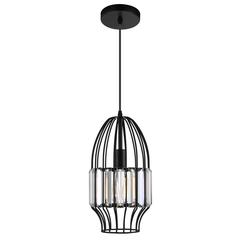 Alethia 1 Light Down Mini Pendant With Black Finish