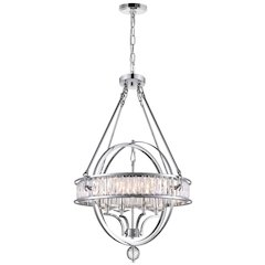 Arkansas 4 Light Chandelier With Chrome Finish