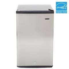 2.1 cu. ft. Energy Star Stainless Steel Upright Freezer with Lock