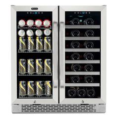 30″ Built-In French Door Dual Zone 33 Bottle Wine Refrigerator 88