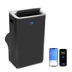 Portable Air Conditioner Dual Hose Cooling – Black