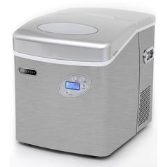 Portable Ice Maker 49 lb capacity - Stainless Steel