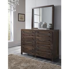 Townsend Eight Drawer Solid Wood Dresser in Java (2024)