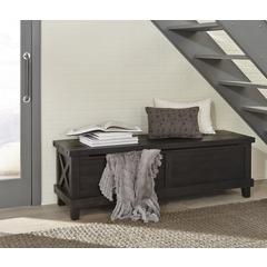 Yosemite Solid Wood Blanket Box in Cafe