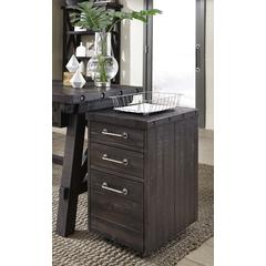 Yosemite Solid Wood Rollling File Cabinet in Cafe