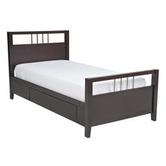 Nevis Platform Storage Bed in Espresso