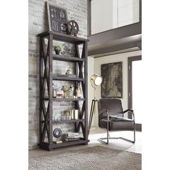 Yosemite Solid Wood 82x39 inch Bookshelf in Cafe