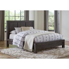 Meadow Solid Wood Platform Bed in Graphite