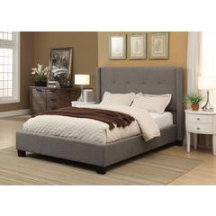 Madeleine Wingback Upholstered Platform Bed