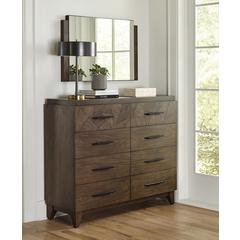 Broderick Eight-Drawer Chesser in Wild Oats Brown (2024)