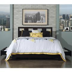 Riva Wood Storage Bed in Espresso