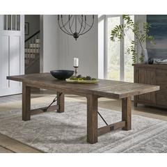 Autumn Solid Wood Extending Dining Table in Flink Oak