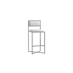 Amalfi X-Base Bar Stool in White, set of 2