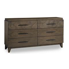 Broderick Six-Drawer Dresser  in Wild Oats Brown (2024)